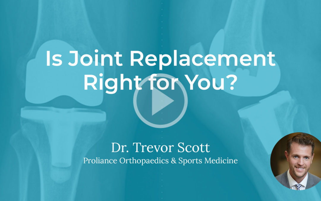 On-Demand Webinar: A Pain in the Knee – Is Joint Replacement Right for You?